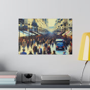 Rue d'Art Vivant French Street Painting Canvas