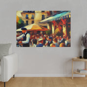 Espresso European Cafe Artwork Canvas