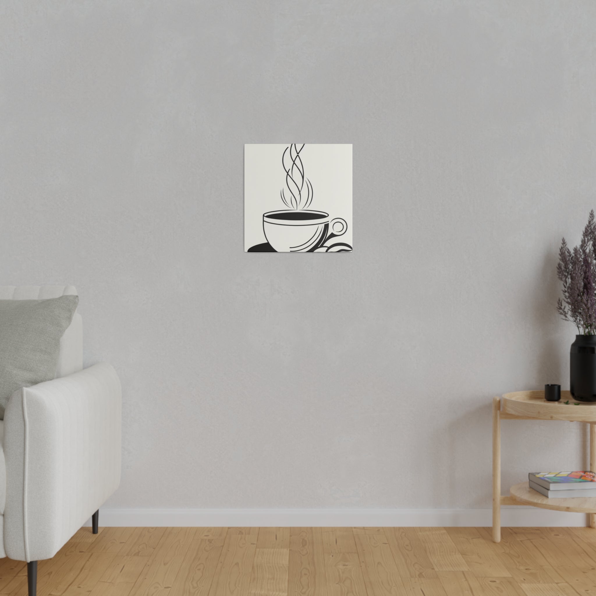 Minimalist Mastery: Coffee Canvas Unveiled Coffee Art Canvas