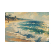 Tranquil Beachscape Beach Painting Canvas