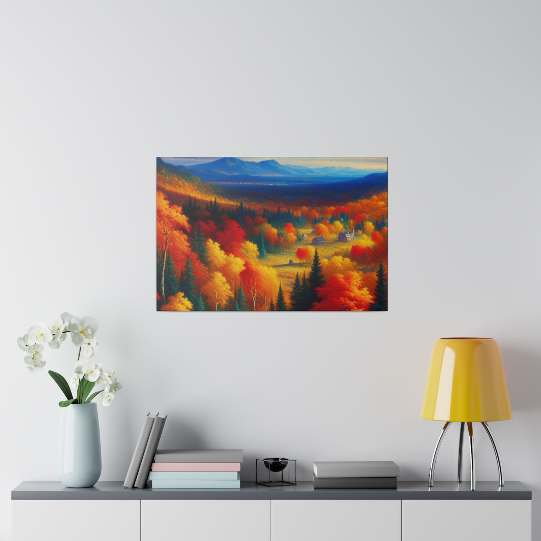 Autumn Symphony Unfolded Fall Painting Canvas