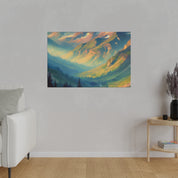 Ode to Mountain Majesty Mountain Landscape Painting Canvas