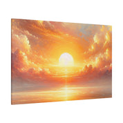 Dawn's Vibrant Embrace Impressionist Sunrise Painting Canvas