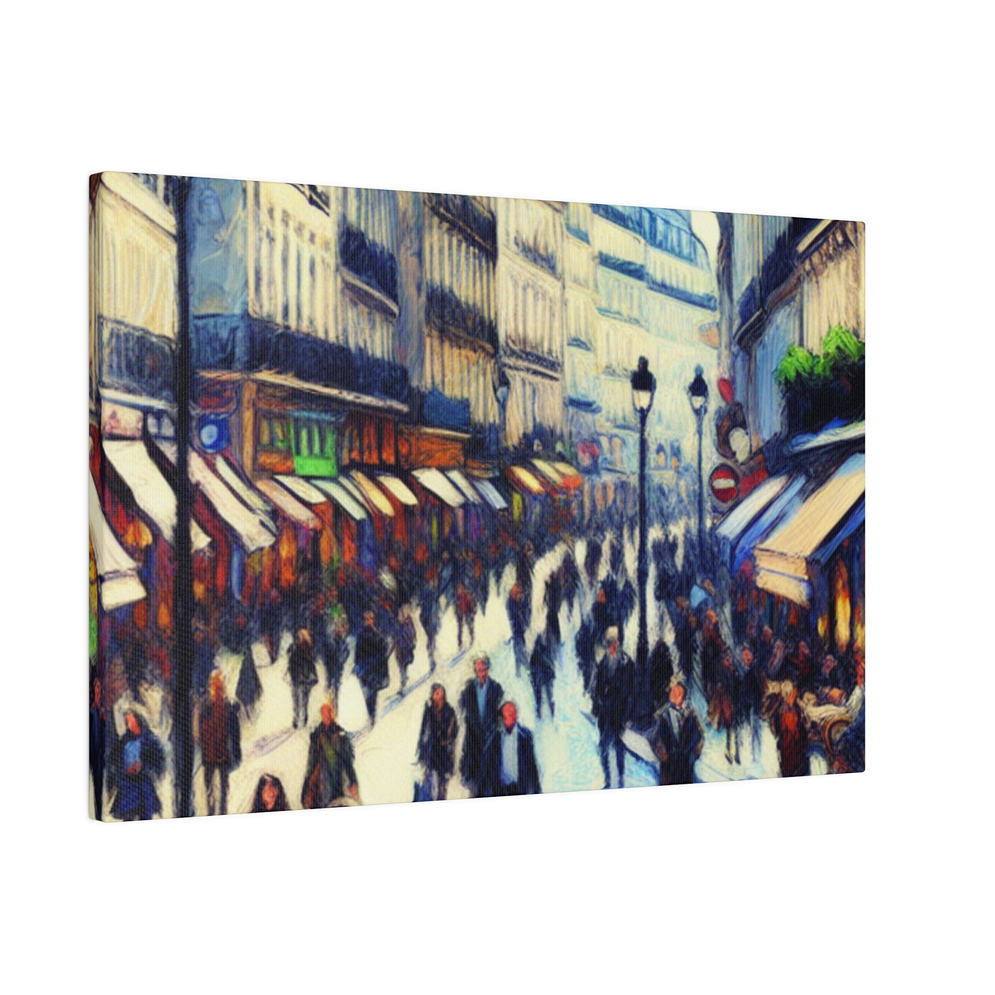 Parisian Symphony French Street Painting Canvas