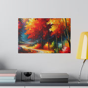 Harvest Aura Symphony Fall Painting Canvas