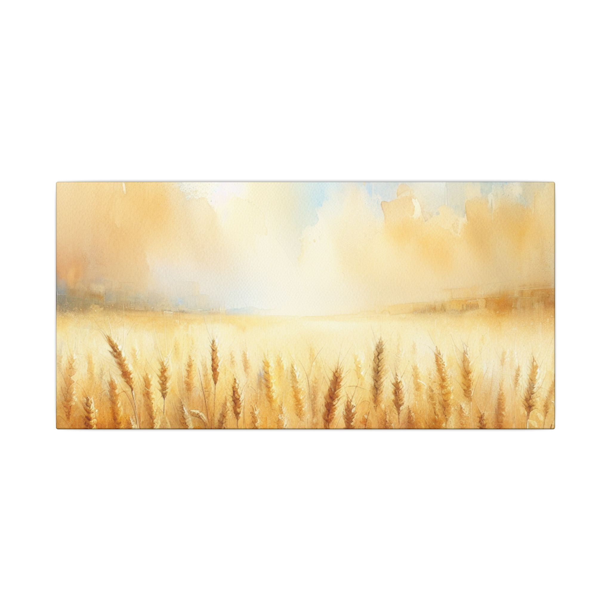 Golden Wheat Field Canvas