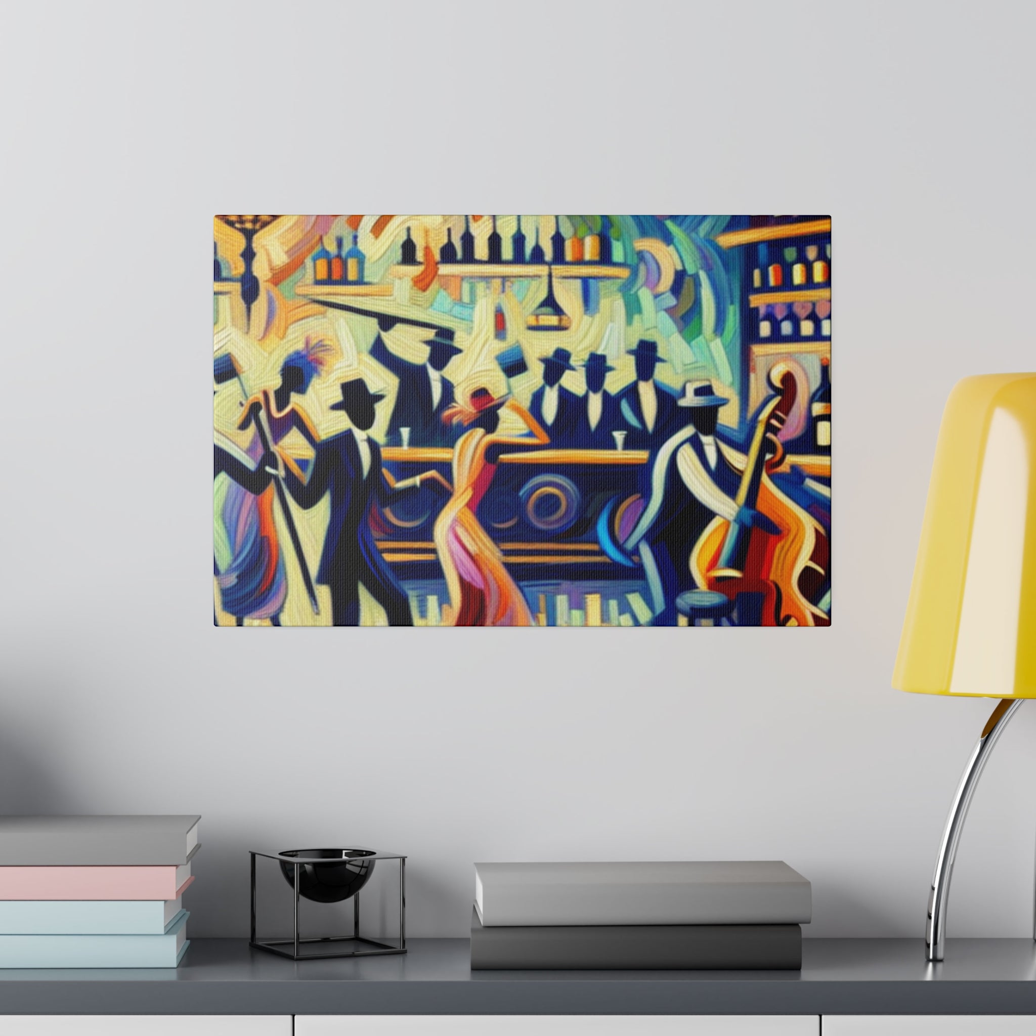 Razzle Dazzle Underground Retro Speakeasy Bar Art Canvas