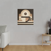 Sleek Aesthetics Coffee Canvas Coffee Wall Art Canvas