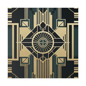 Deco Enchantment Mosaic Pattern Art Deco Wall Art Canvas