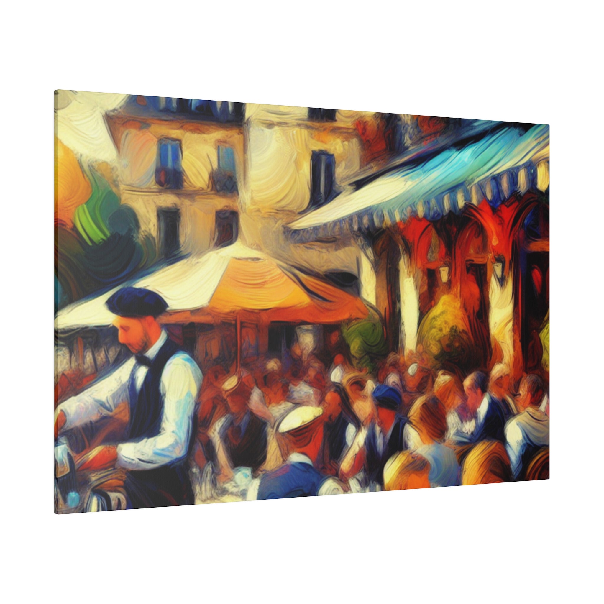 Espresso European Cafe Artwork Canvas