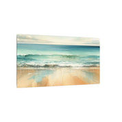 Tidewashed Beach & Horizon Canvas