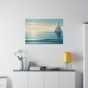 Tranquil Voyage Sailboat Painting Canvas