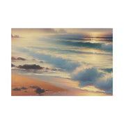 Seaside Symphony Tonalism Beach Painting Canvas