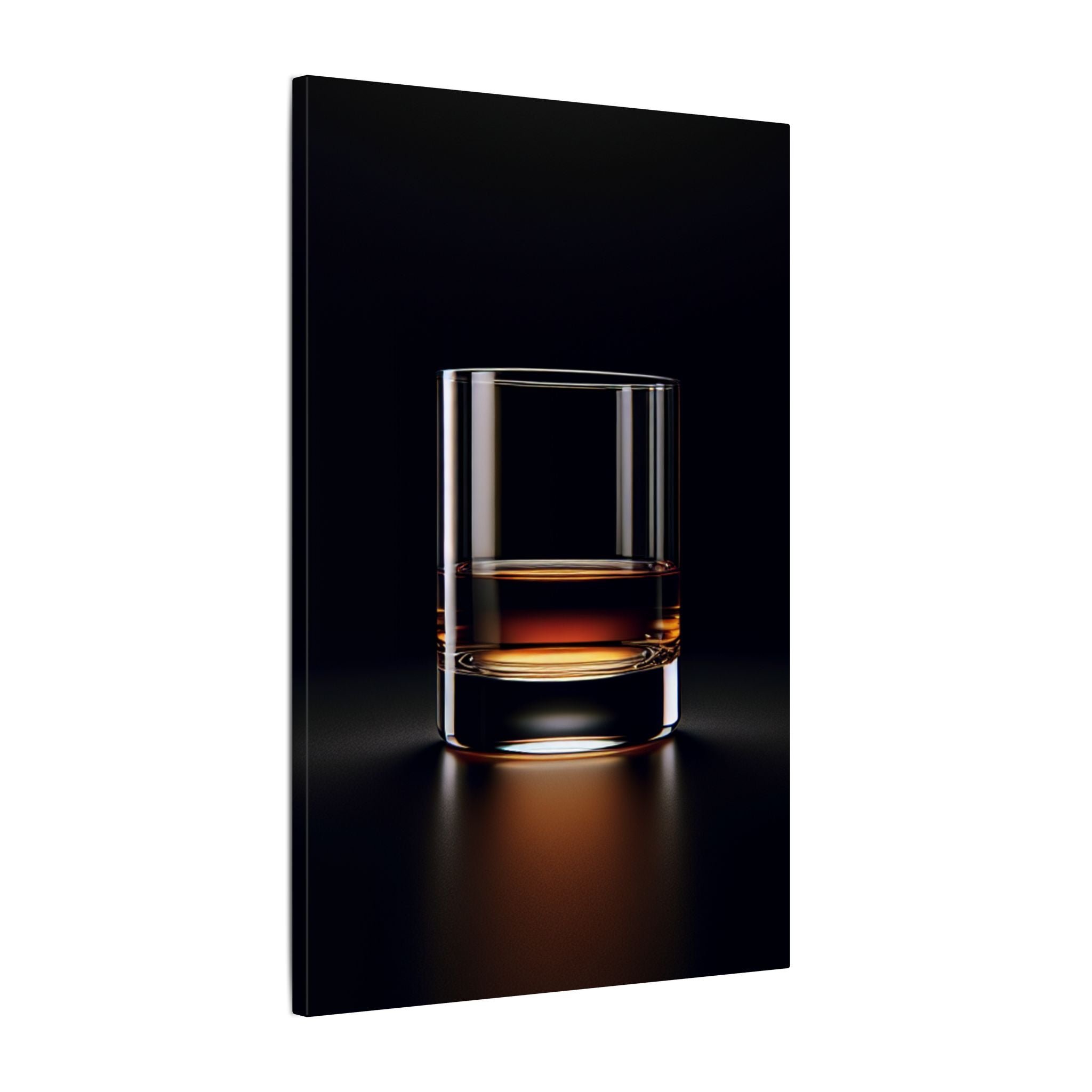 Bourbon Glass Neat Canvas