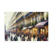 Parisian Brushstroke Symphony French Street Painting Canvas