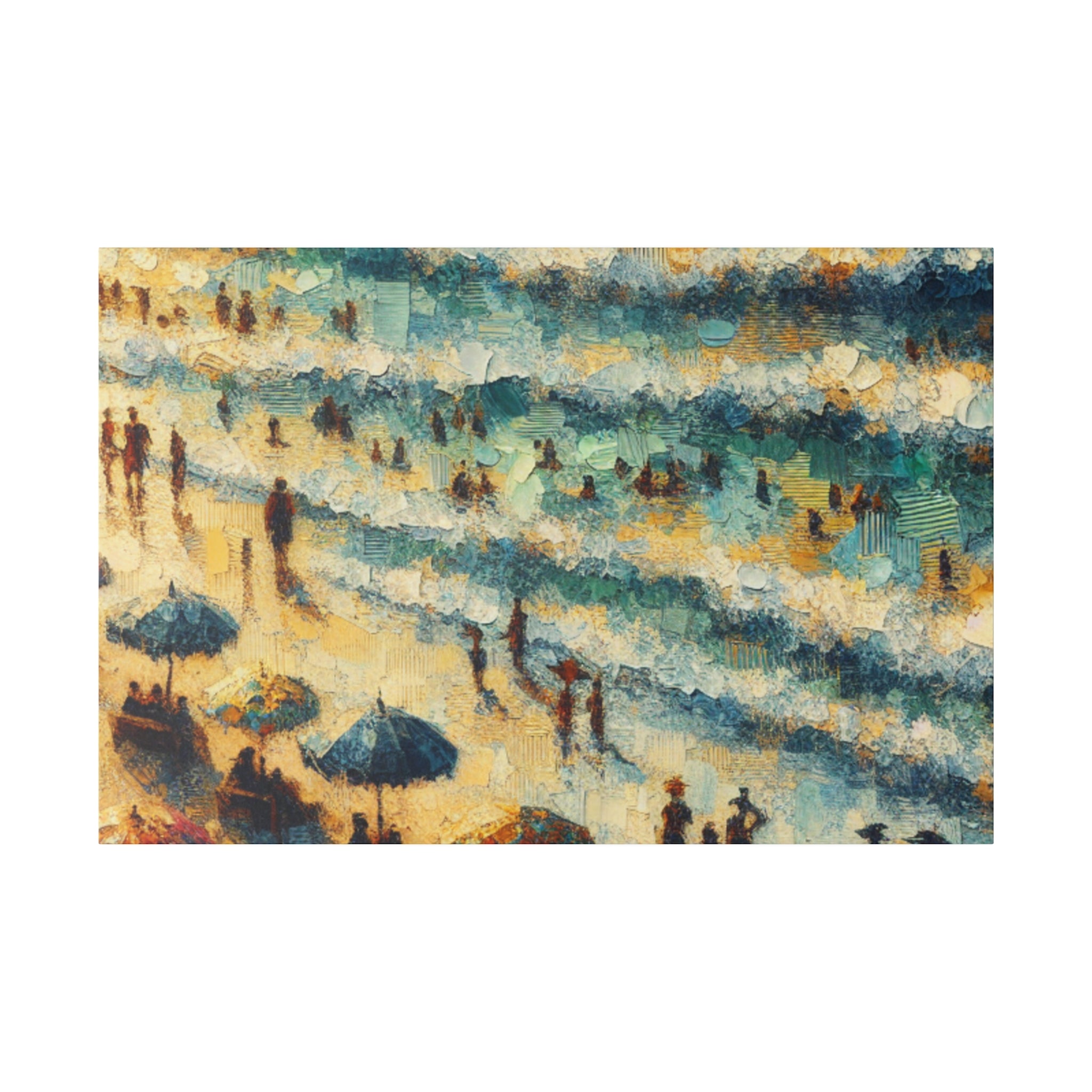 Sapphire Shores Beach Painting Canvas