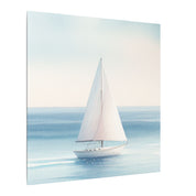 Sailboat in Blue Waters Canvas