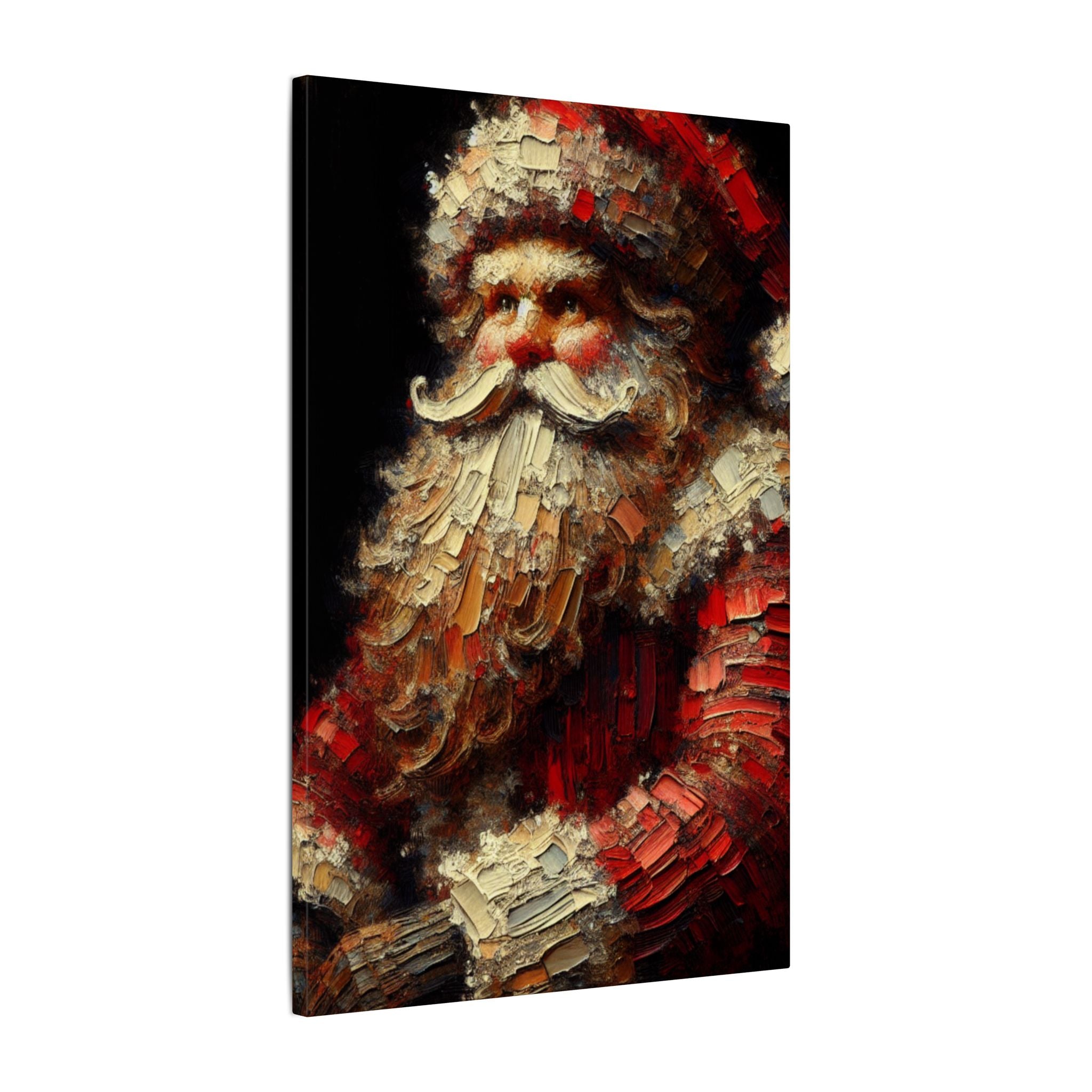 Classic Santa Portrait Canvas