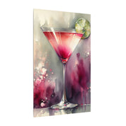 Cosmopolitan Cocktail Abstract Canvas