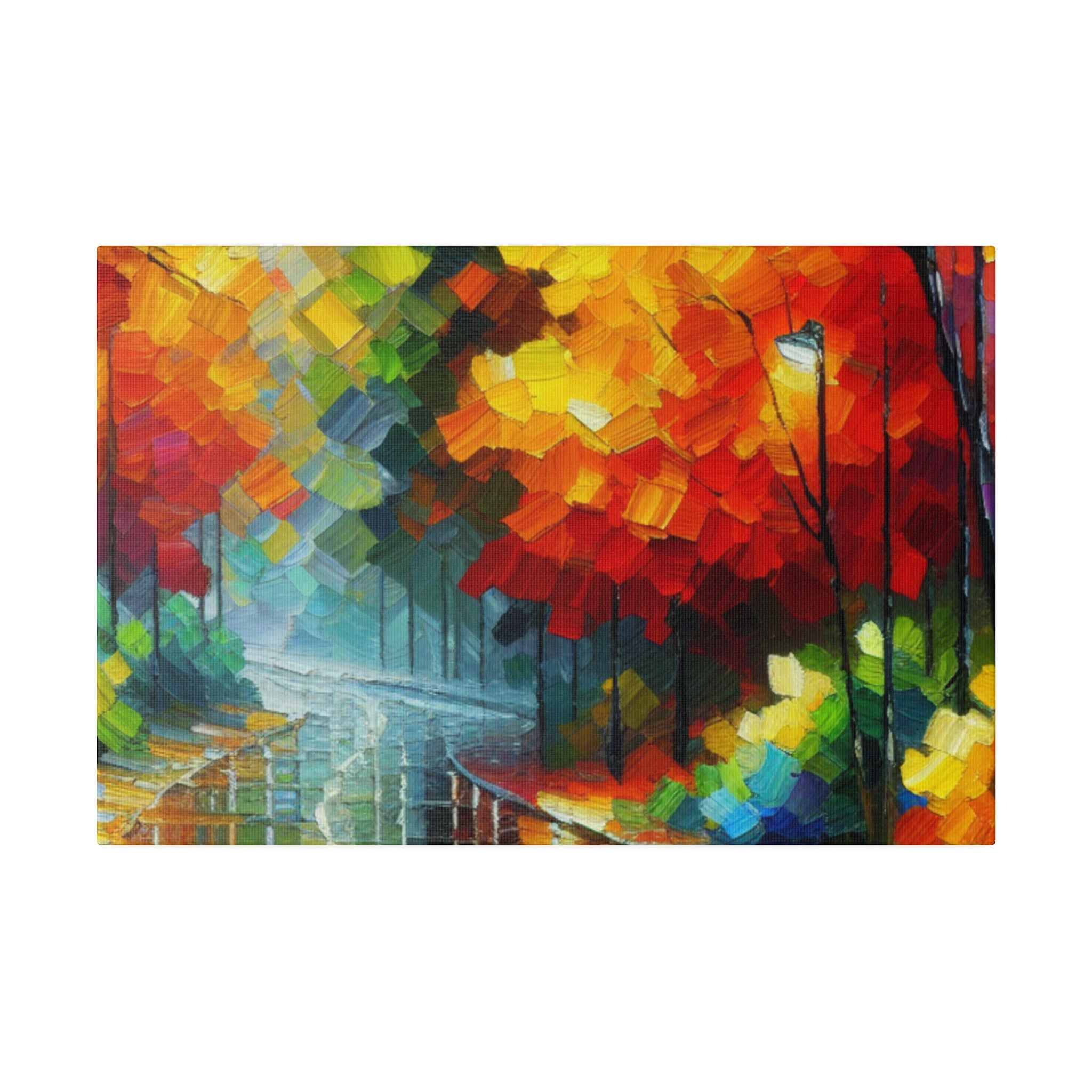 Autumn Whisper Hues Fall Painting Canvas