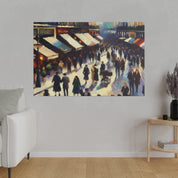 Parisian Mirage French Street Painting Canvas