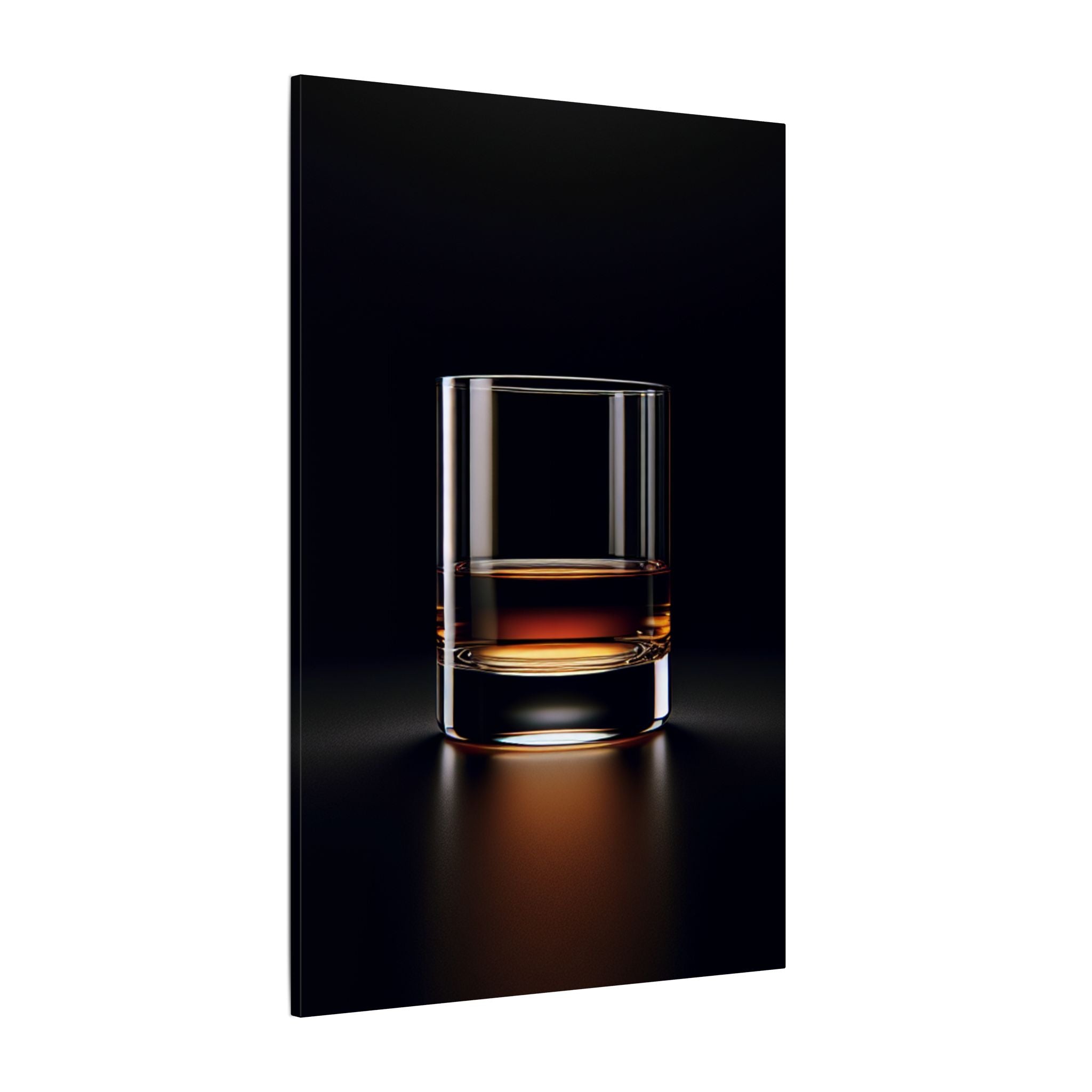 Bourbon Glass Neat Canvas