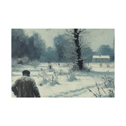 Whispers of Winter Past Snowscape Winter Painting Canvas