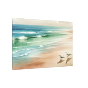 Seagulls by the Shoreline Canvas