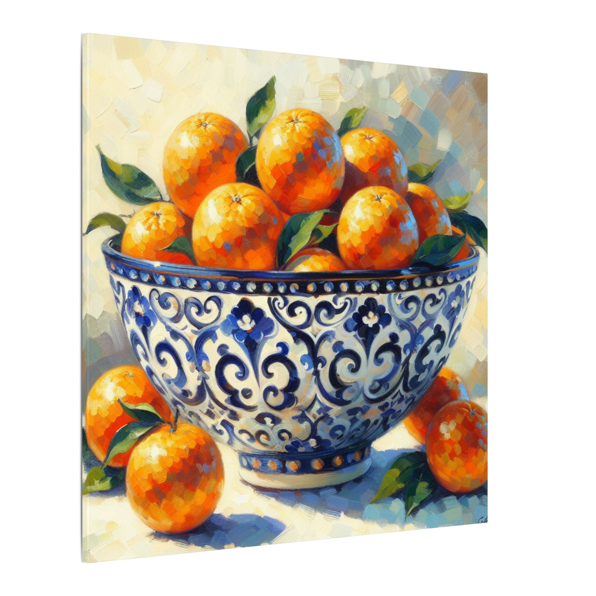 Mediterranean Oranges Canvas