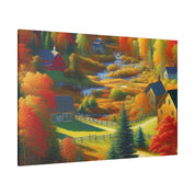 Autumn Embrace Radiance Fall Painting Canvas