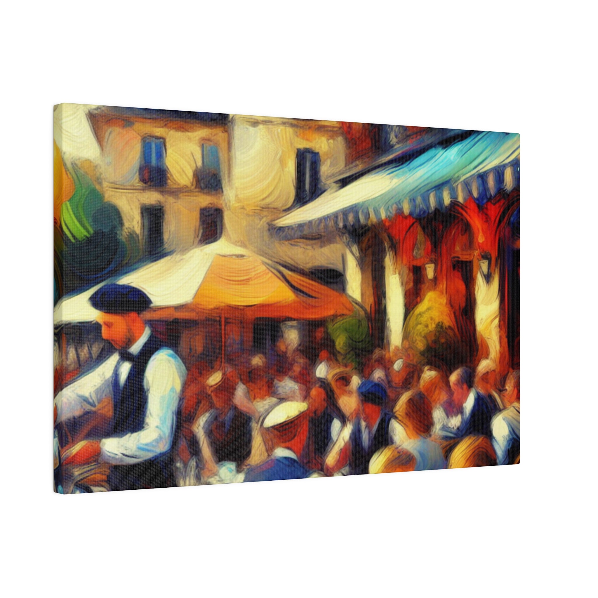 Espresso European Cafe Artwork Canvas