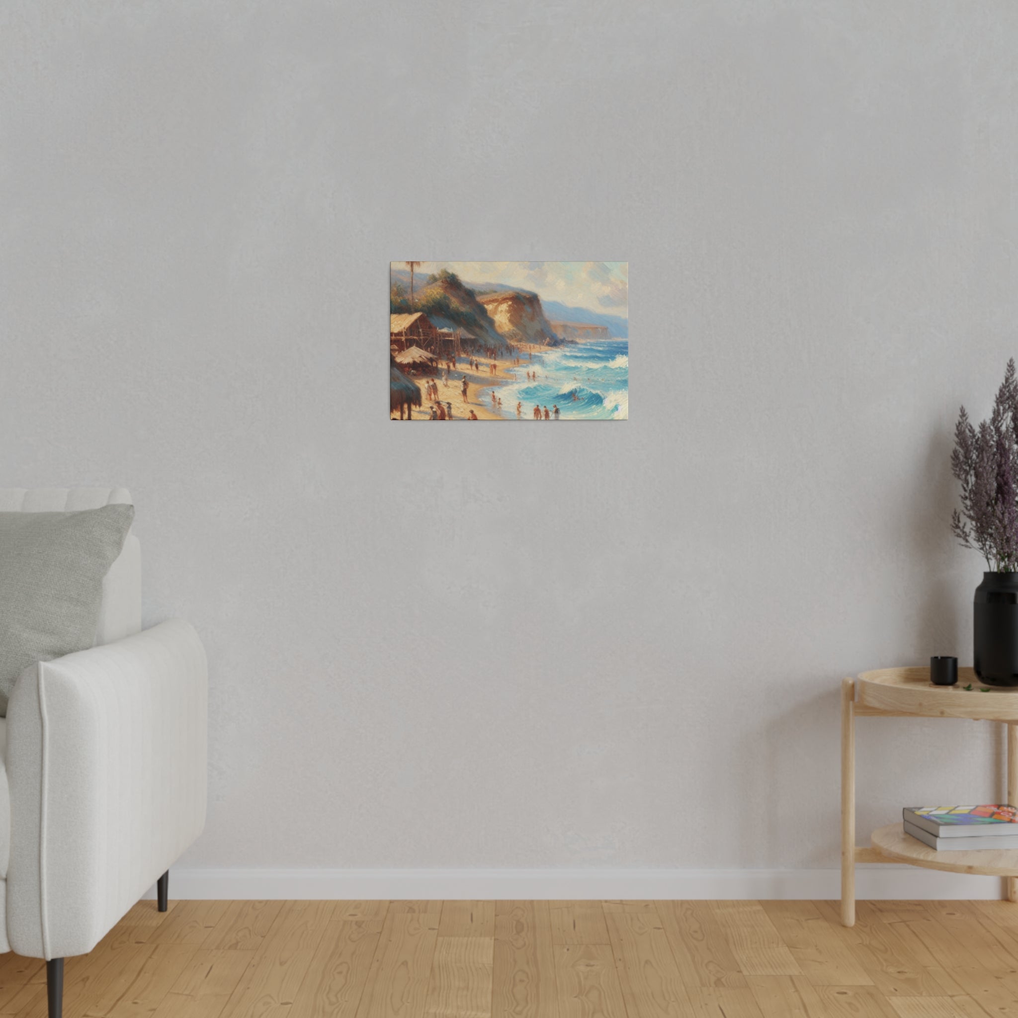 Seaside Reverie Beach Painting Canvas