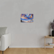 Enigmatic Mist Mountain Landscape Painting Canvas