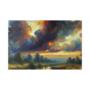 Stormscape Ethereal Euphoria Landscape Painting Canvas