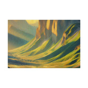 Spectral Peak Odyssey Mountain Landscape Painting Canvas