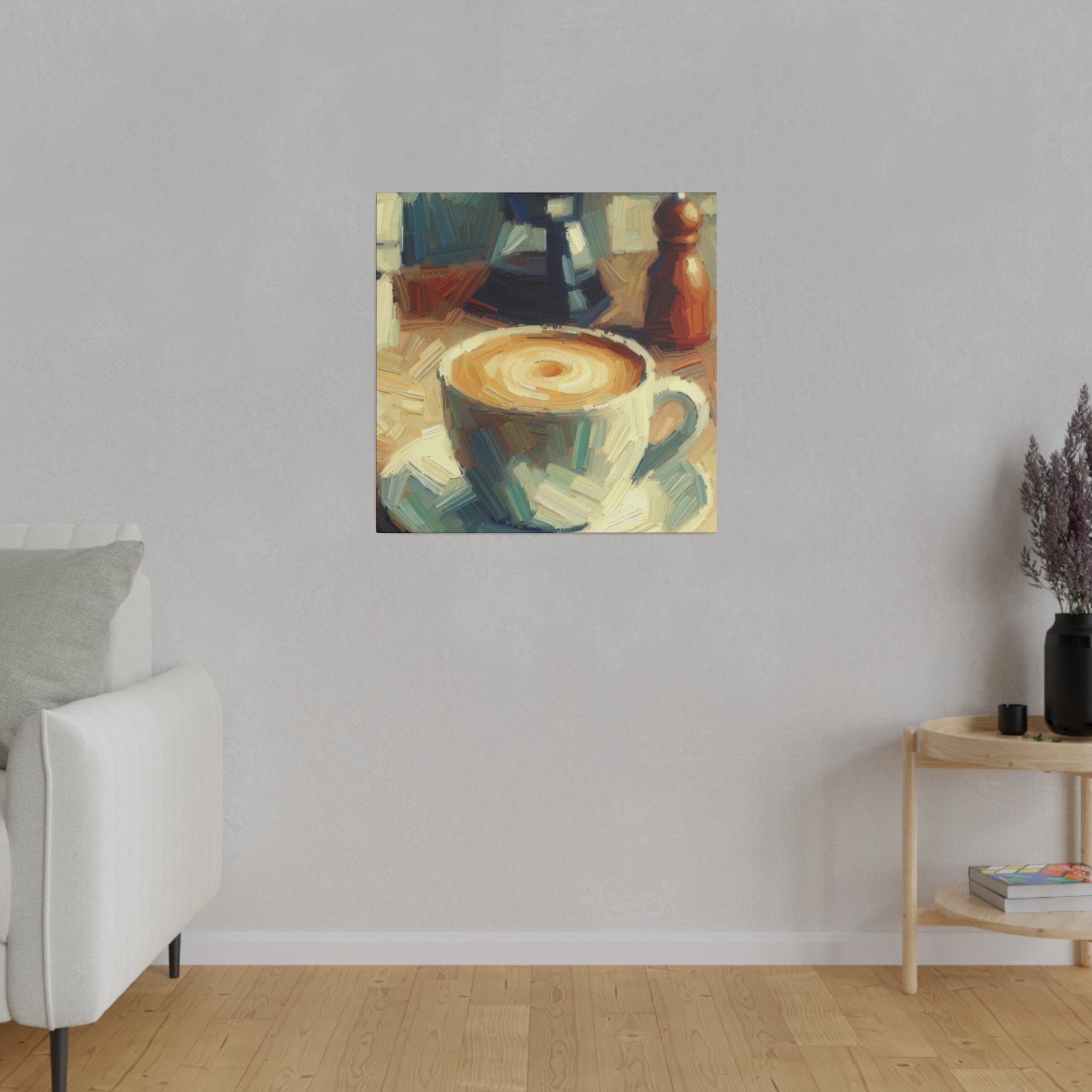 Homey Coffee Table Art Painting Coffee Wall Art Canvas