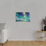 Aurora Winter Dream Northern Lights Painting Canvas