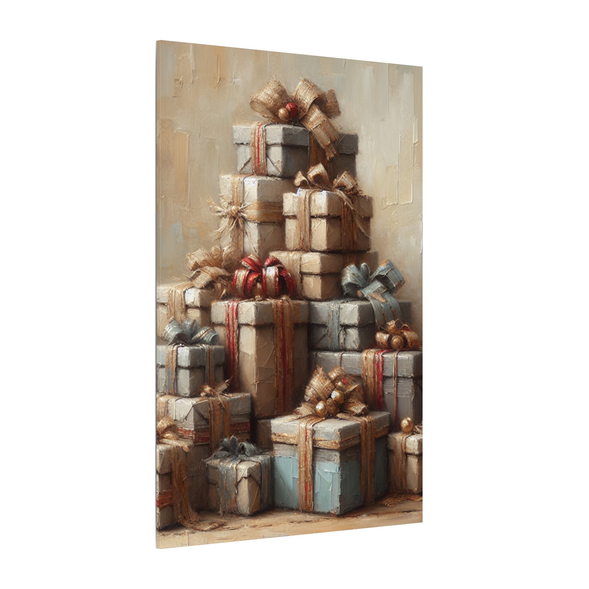 Rustic Christmas Gifts Canvas