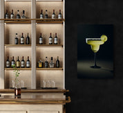 Lime Green Margarita Cocktail Canvas