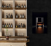 Bourbon Glass Neat Canvas