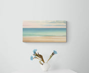 Pastel Minimalist Beach Canvas