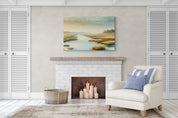 Seaside Marshes Scene Canvas